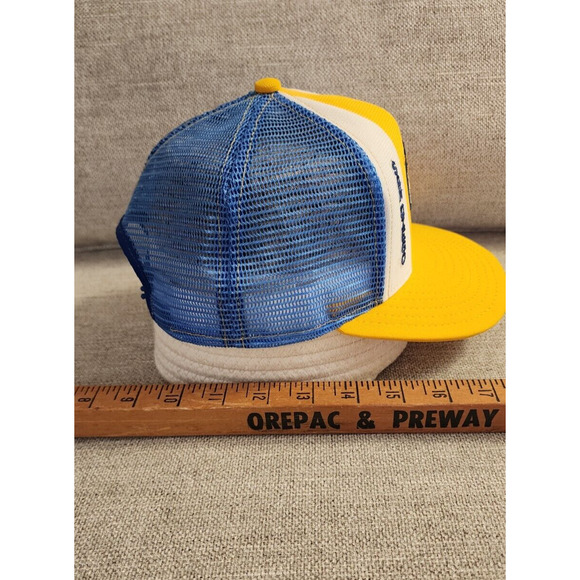 VINTAGE San Diego Chargers AJD NFL 1980s Lucky Stripes SnapBack Trucker Hat - Picture 5 of 14